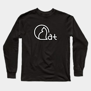 Cat Wordmark Long Sleeve T-Shirt